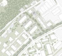 Aktuelles: Wettbewerb Wohn- und Gewerbesiedlung Halte, Ebikon (LU): 1. Preis